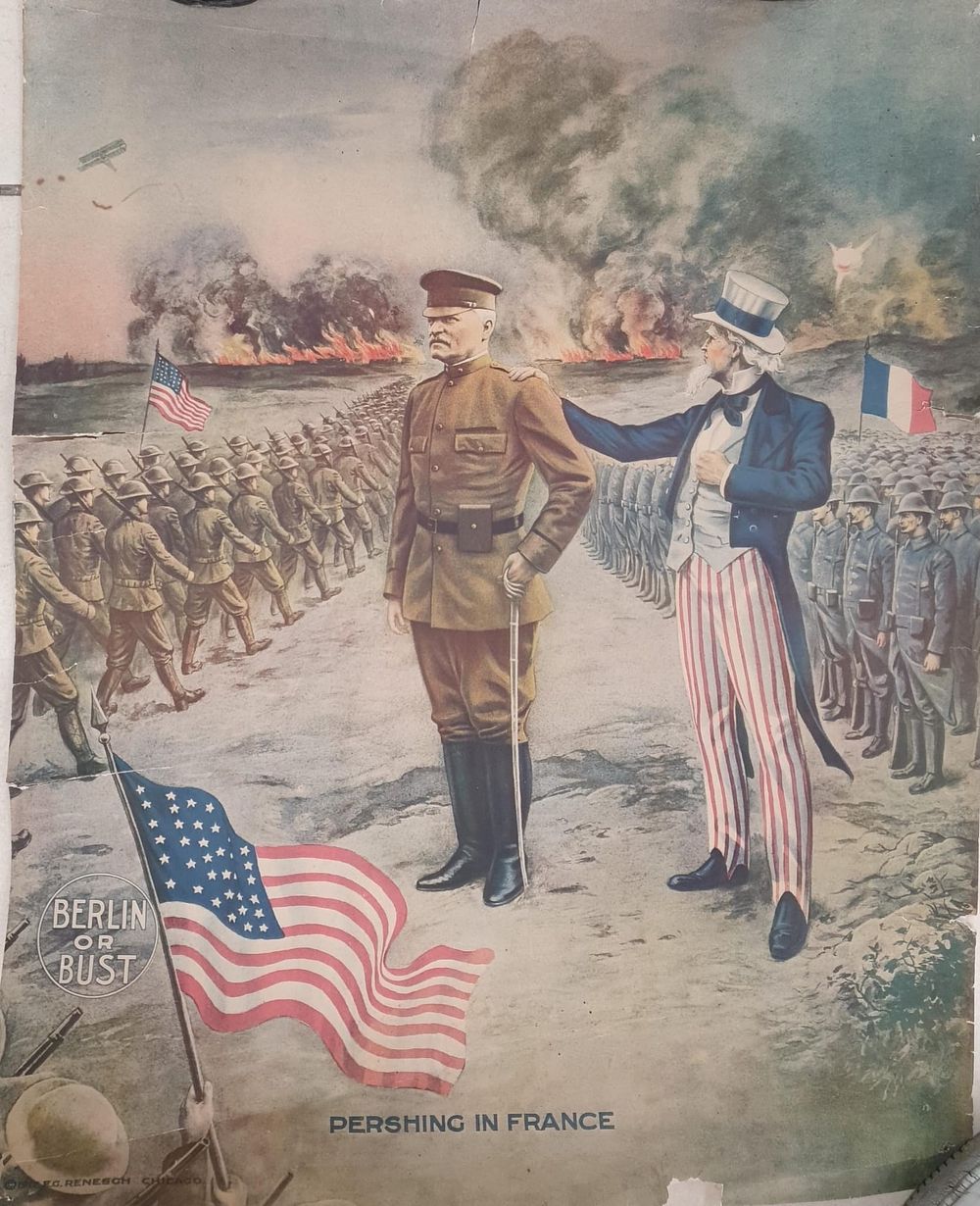 Original 1917 WWI poster