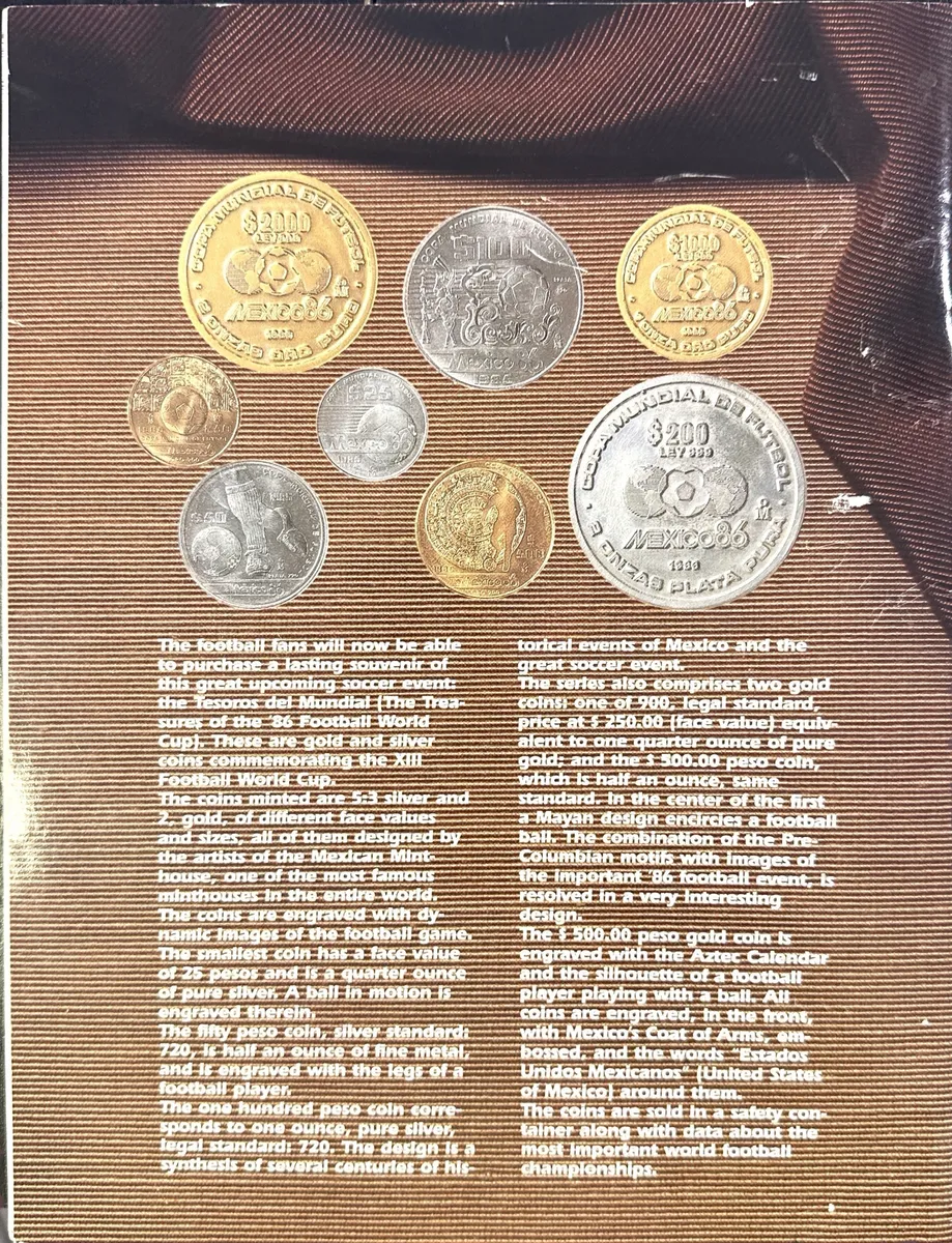 Officall FIFA World Cup 1986 Program 9