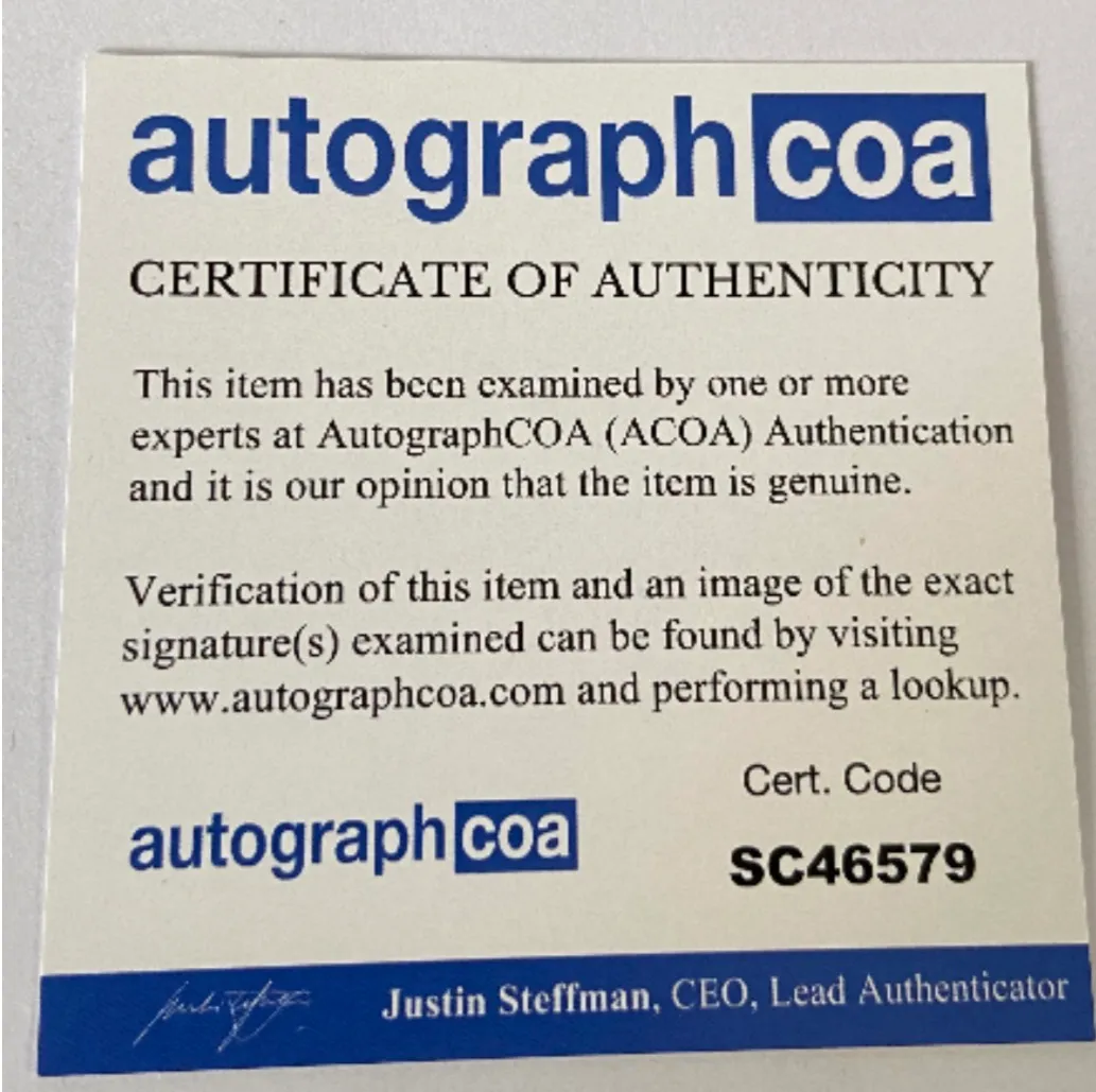Daveed Diggs Signed 20x25 cm Photo Law & Order SVU ACOA Certified SC46579 2