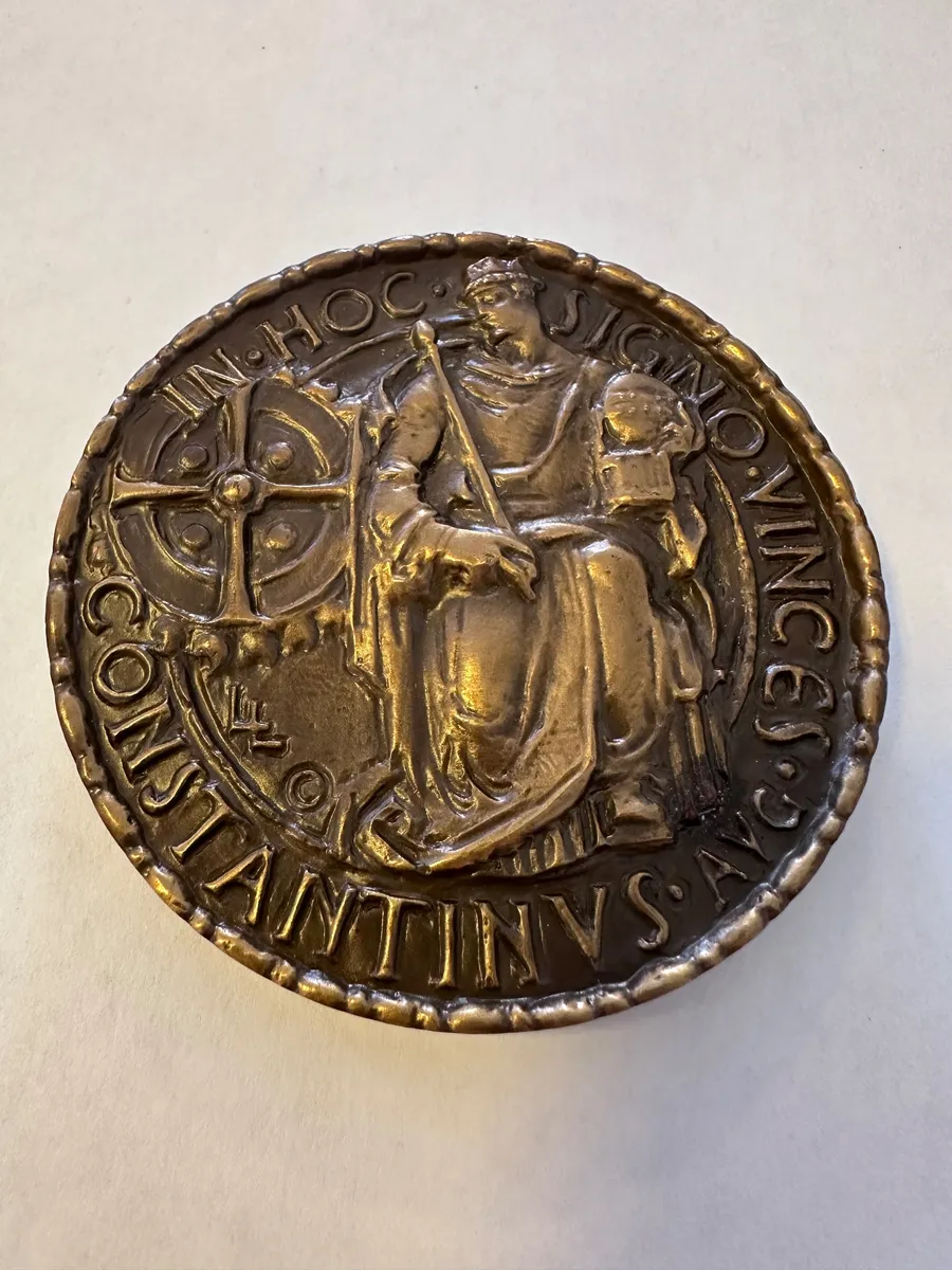 The Metal Arts Co. Bronze Constantine the Great Medal in Presentation Box 2