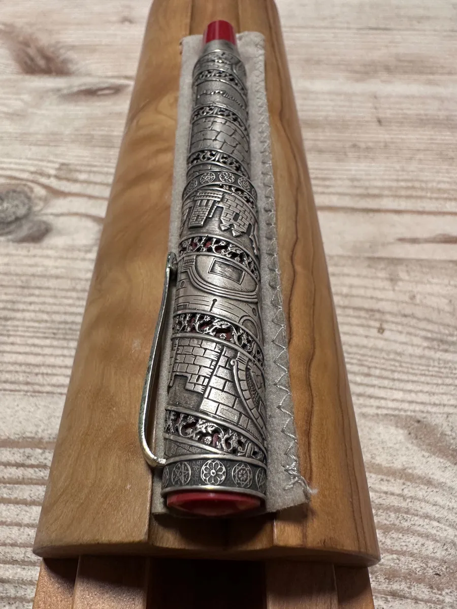Omas Jerusalem 3000 925 Sterling Silver Limited Edition Pen 7