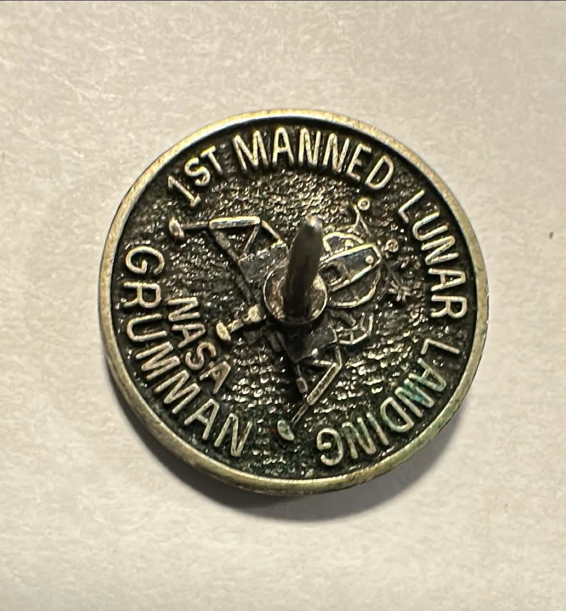 Original Nasa / Grumman Lunar Landing Pin 1969 2