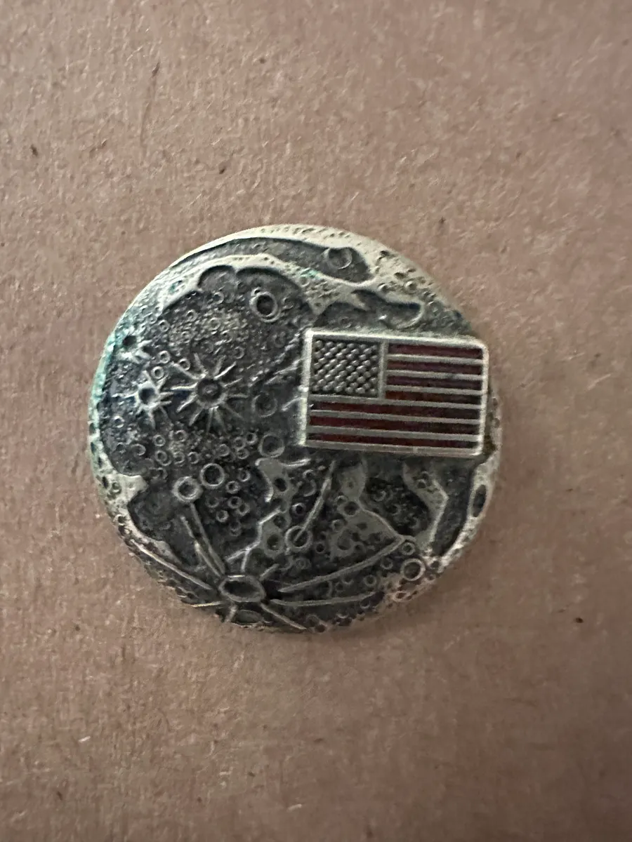 Original Nasa / Grumman Lunar Landing Pin 1969