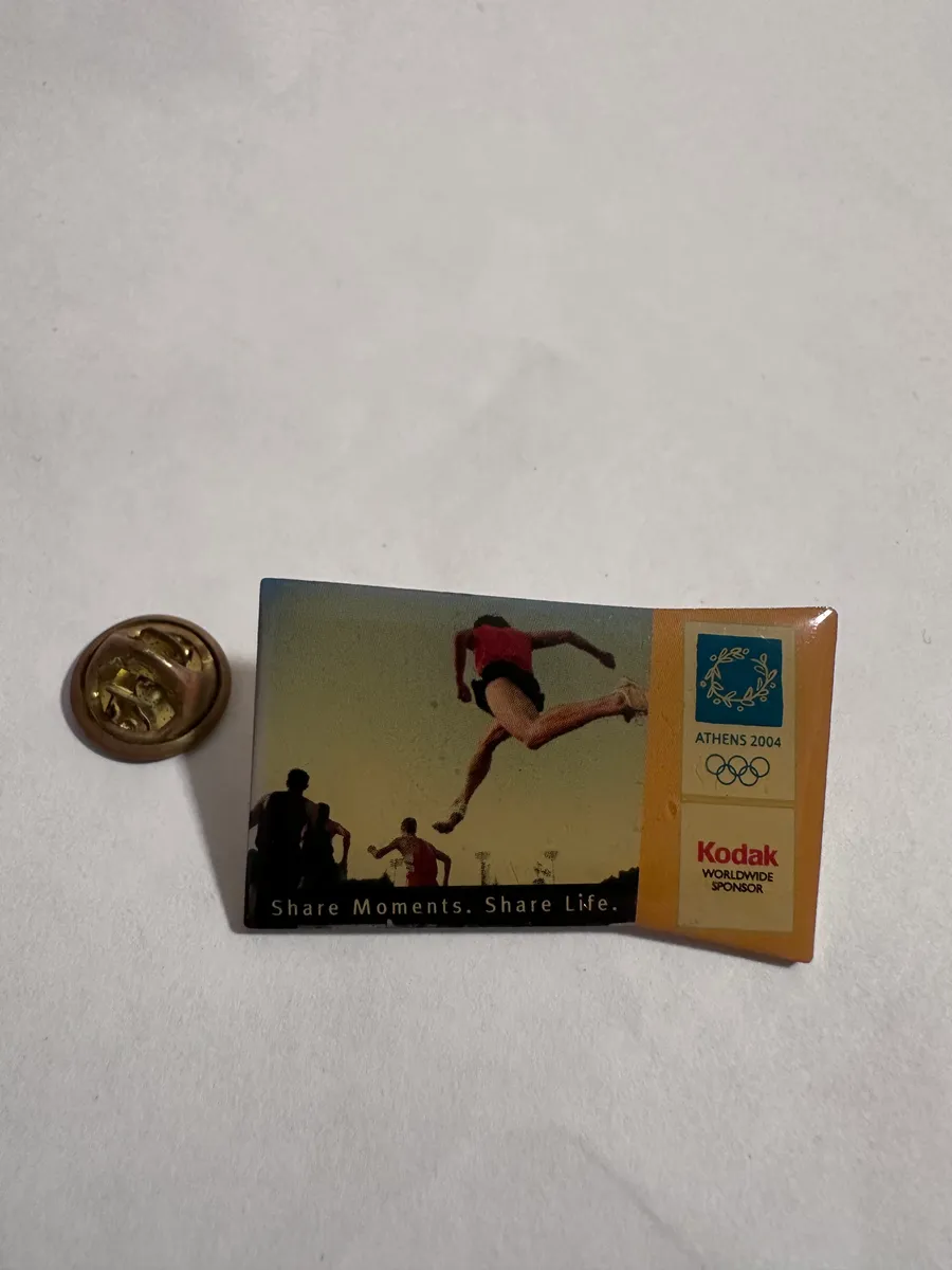 Athens 2004 Olympics Kodak Worldwide Sponsor Pin – Share Moments Share Life 2