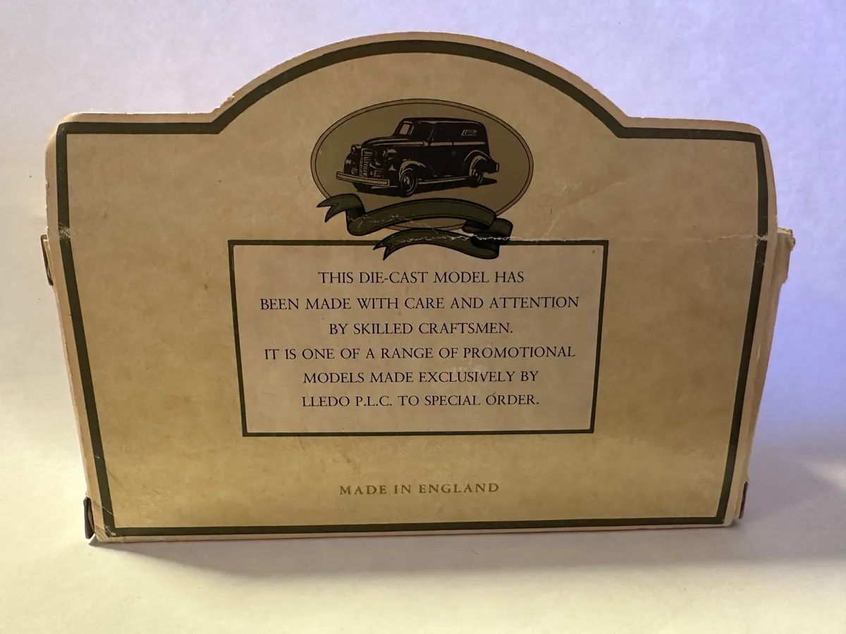 Lledo Days Gone diecast delivery van - Festival Gardens Liverpool 2