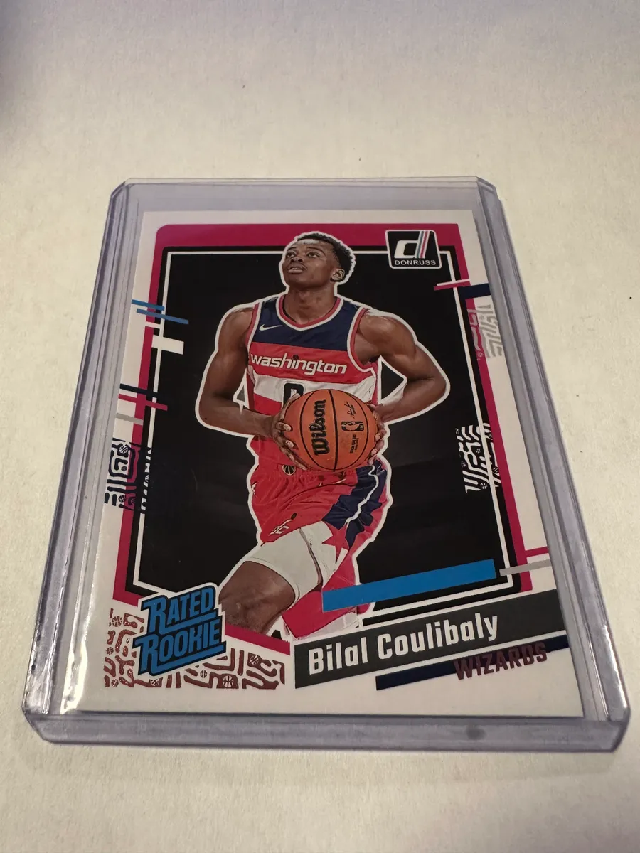 Bilal Coulibaly Rookie Lot – Select Blue + Court Kings Water Color + Donruss Rated Rookie 6