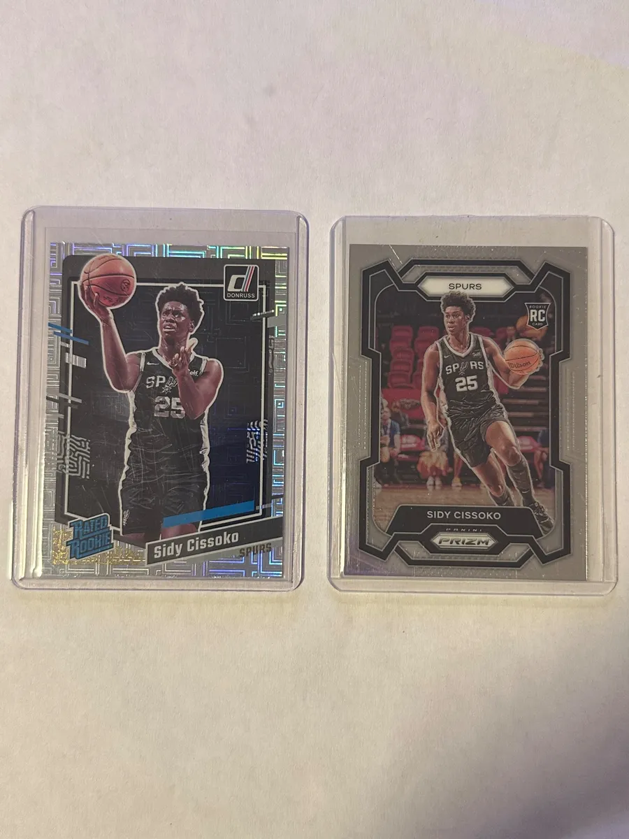 Sidy Cissoko Rookie Auto – Hoops Hot Signatures RC + 2 Free Rookie Cards 3
