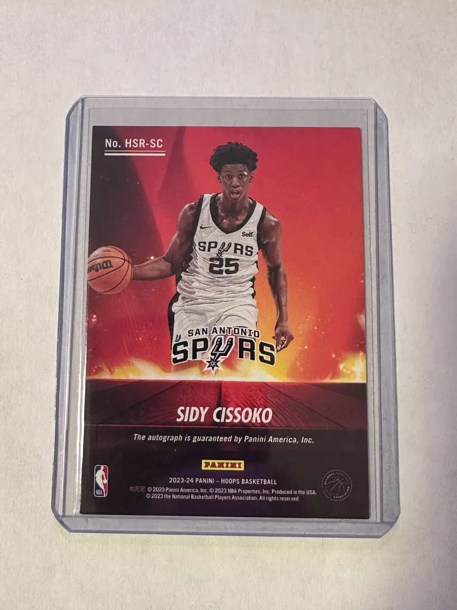 Sidy Cissoko Rookie Auto – Hoops Hot Signatures RC + 2 Free Rookie Cards 2
