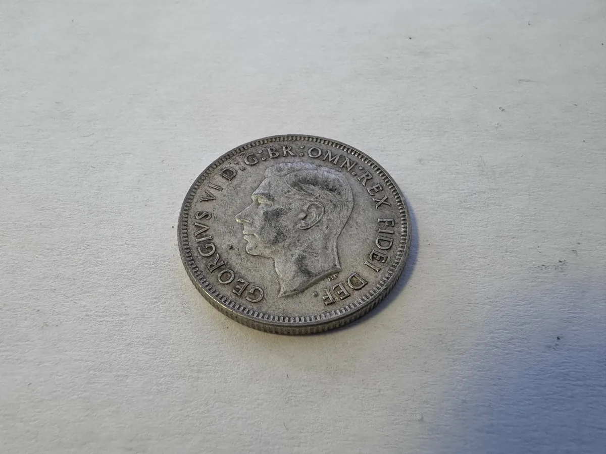 Australia 1951 Florin Silver Coin - Federation Jubilee