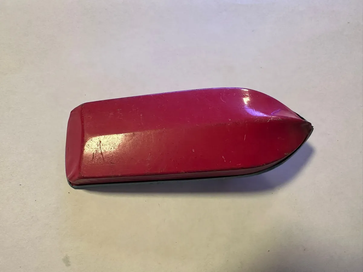Vintage Japanese Tin Toy Boat Painted Tinplate 4