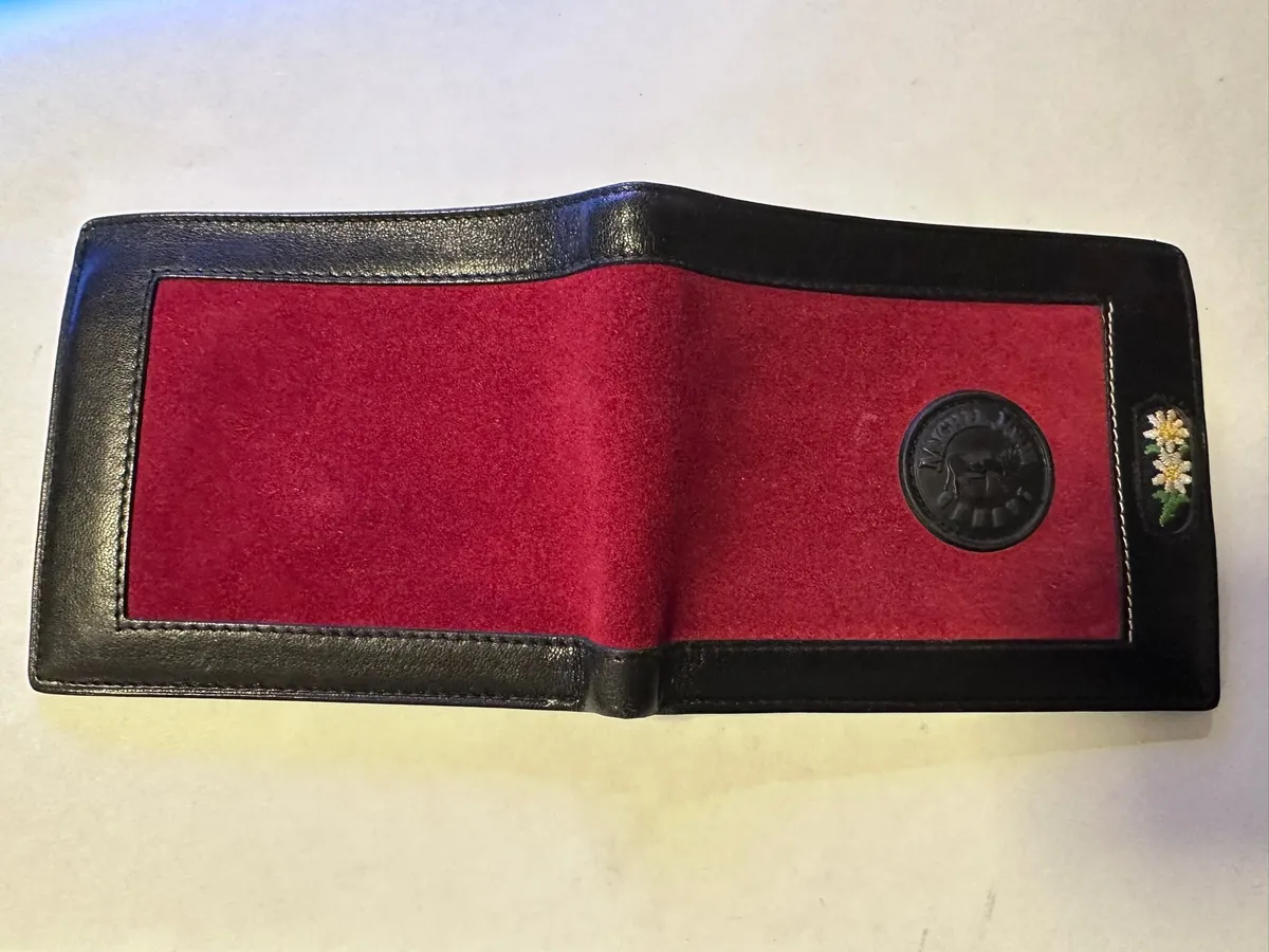 Authentic Vintage Michel Jordi Swiss Ethno Wallet 7