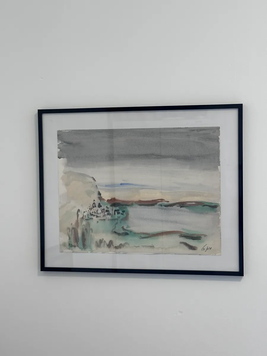 Mordechai Avniel (1900–1989) – Original Watercolor Landscape, Signed 4
