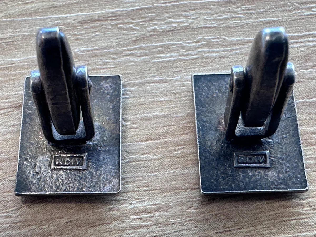 Genuine Vintage Soviet USSR "ЛЮМ" Leningrad Heraldic Warrior Cufflinks 5