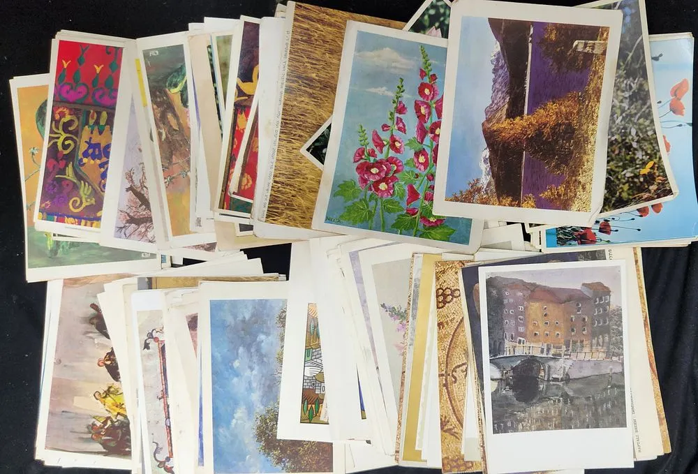 12 Vintage Rosh Ha-Shana Greeting Card Bundle