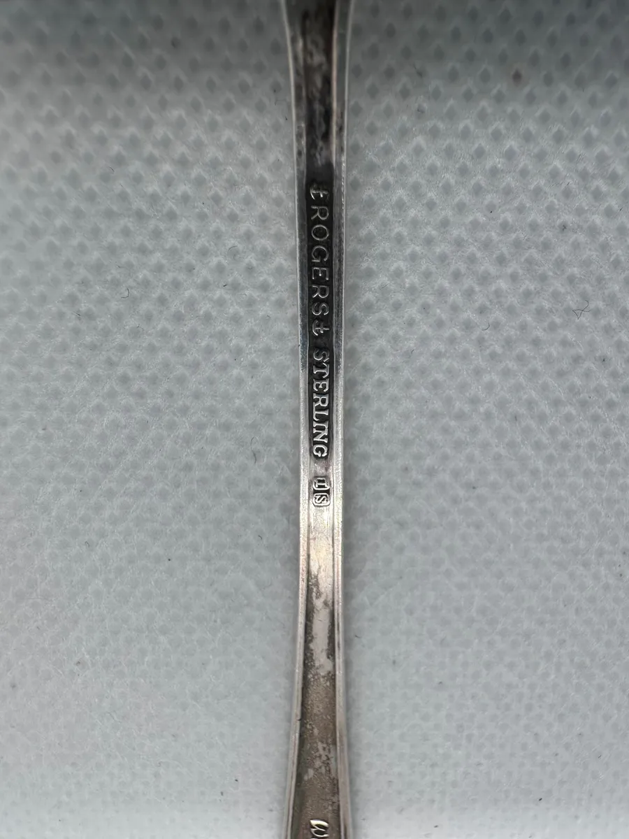 Rogers Wedding Bells Sterling Silver Teaspoon 3