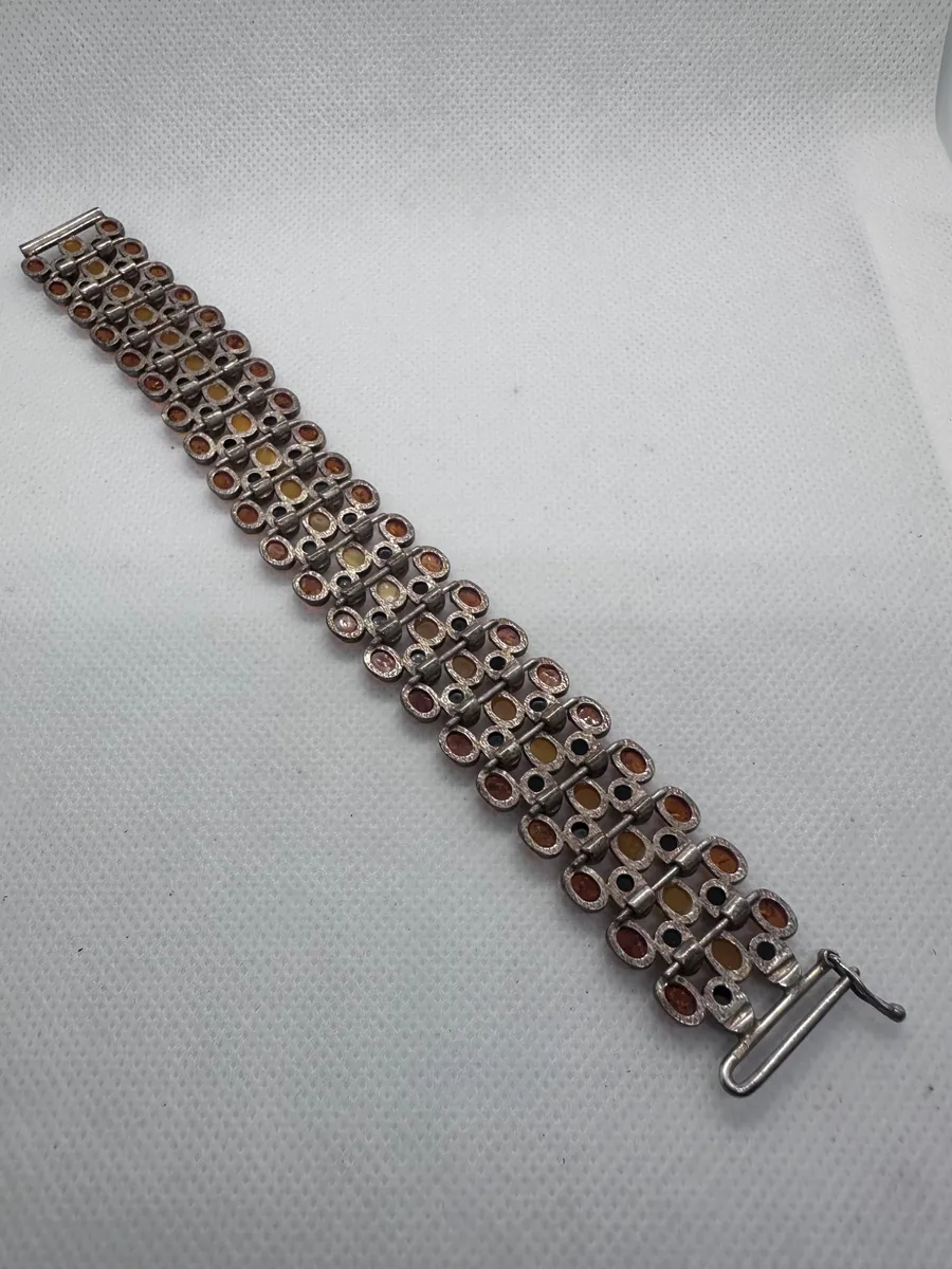 Amber and Silver Bracelet 4