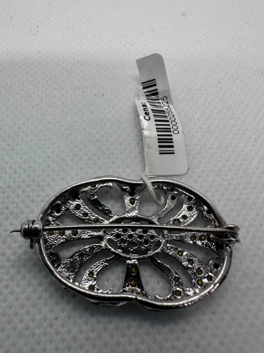 Sterling Silver Art Deco-Style Brooch - New Old Stock 5