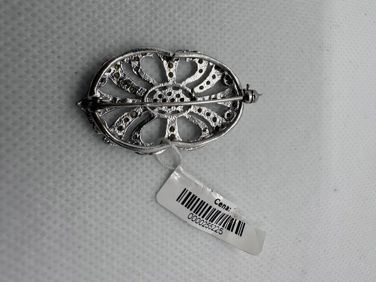 Sterling Silver Art Deco-Style Brooch - New Old Stock 4