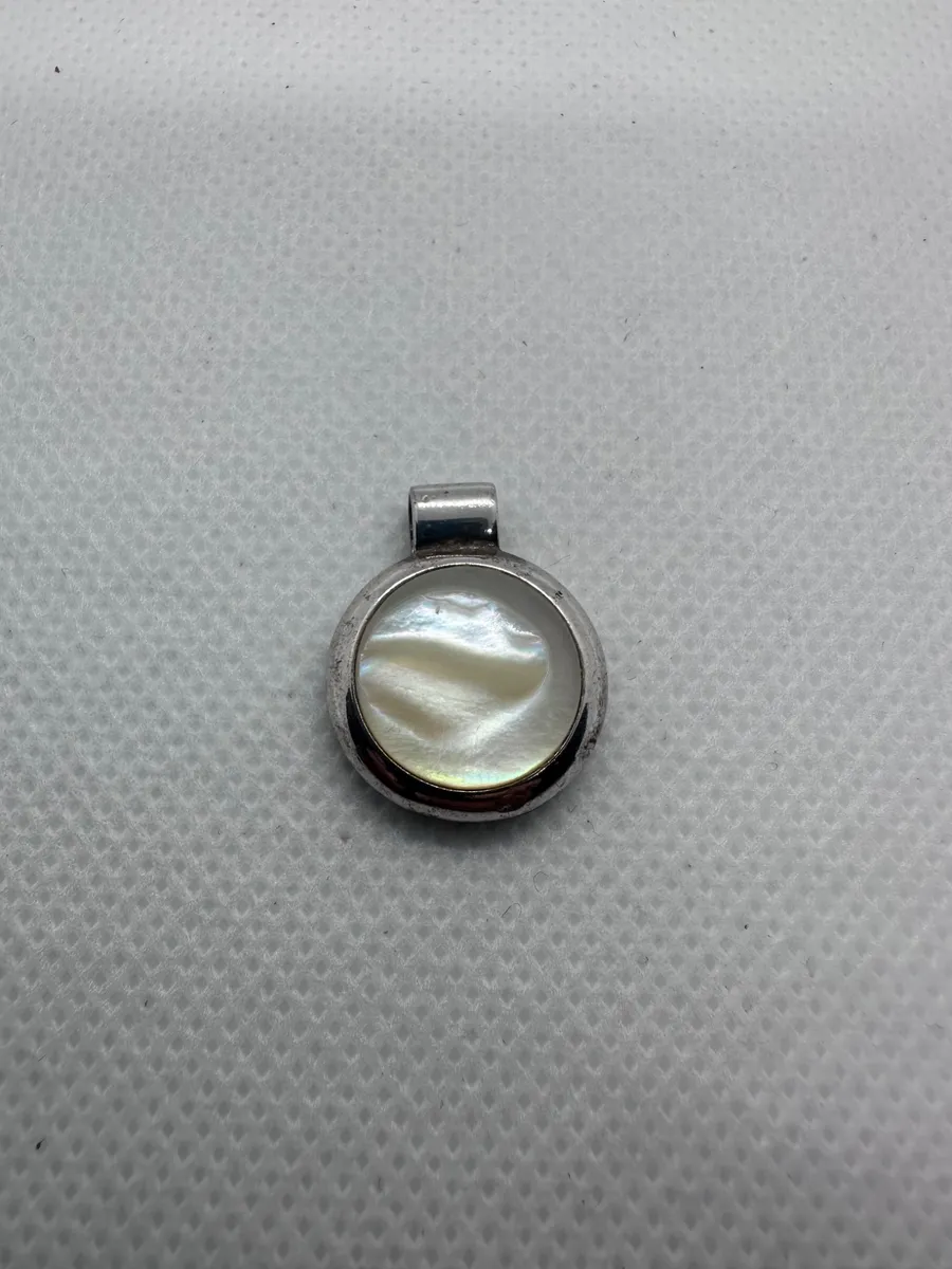 Sterling Silver Mother-of-Pearl Pendant