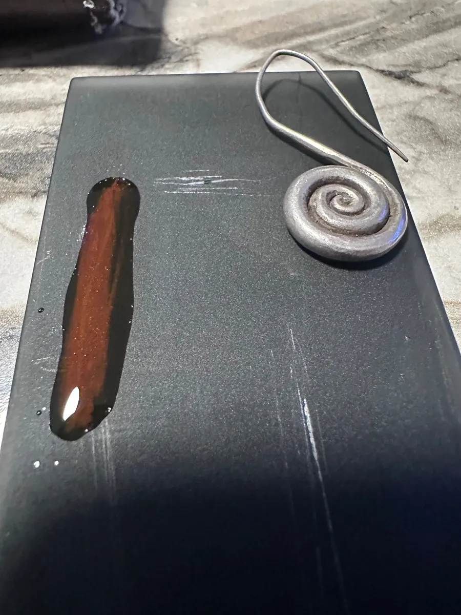 Silver Spiral Earring and Pendant Set 5