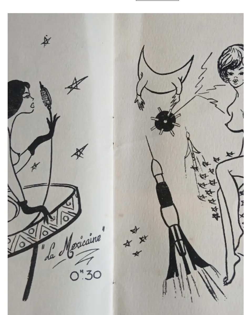 Le Florida Cabaret Programme, Paris, Late 1950s–Early 1960s 3