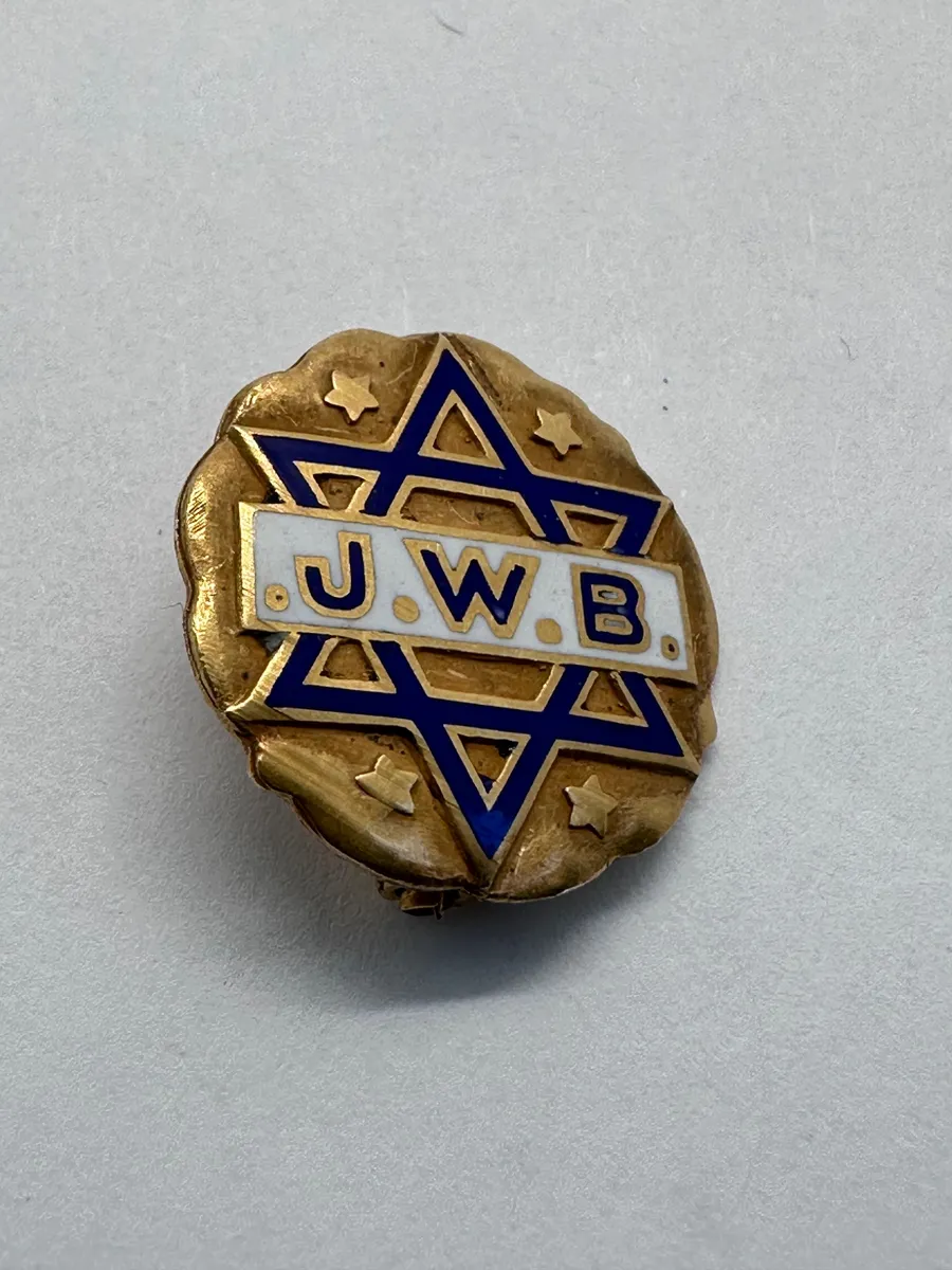 Early 20th Century J.W.B. Enamel Pin 2